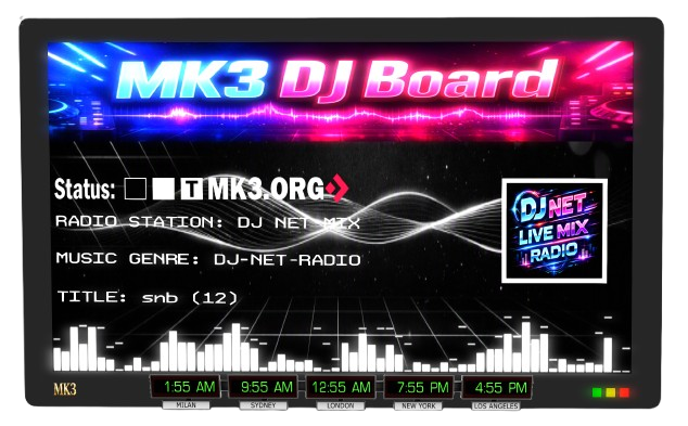MK3 DJ Board panel